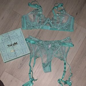 Voight Teal Lingerie Set